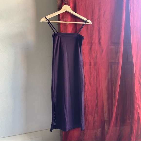 Classic Y2K purple mini dress size 6-8 - Picture 4 of 5